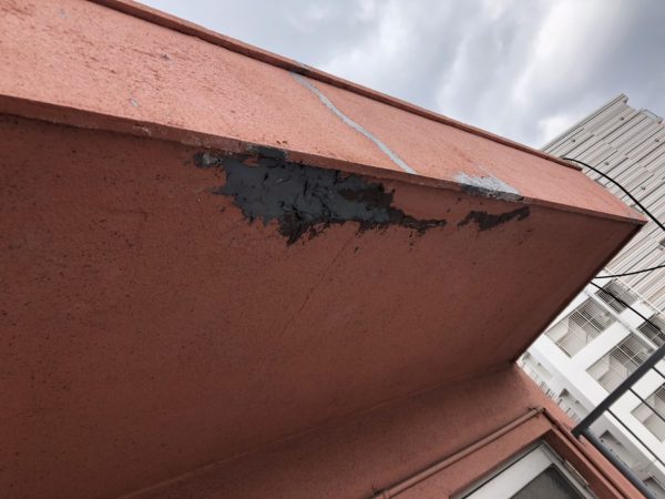 岡山市北区ビル屋上 防水工事・塗装工事の現地調査にいってきました。